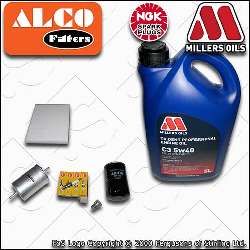 SERVICE KIT for VW GOLF MK4 1J 1.6 8V 1.8 2.0 OIL FUEL CABIN FILTERS PLUGS +OIL