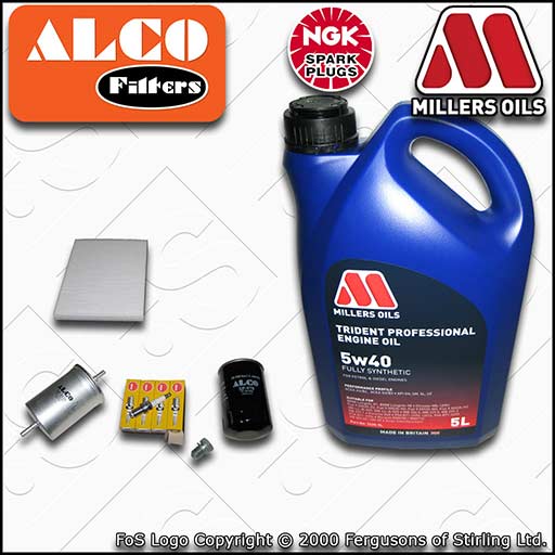 SERVICE KIT for VW GOLF MK4 1J 1.6 8V 1.8 2.0 OIL FUEL CABIN FILTERS PLUGS +OIL