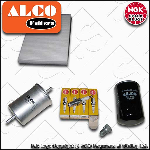 SERVICE KIT for AUDI A4 (B6/B7) 2.0 20V OIL FUEL CABIN FILTERS PLUGS (2000-2008)