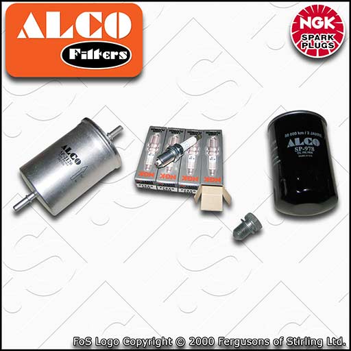 SERVICE KIT for VW GOLF MK4 1J 1.8 T GTI OIL FUEL FILTER SPARK PLUGS (1997-2006)