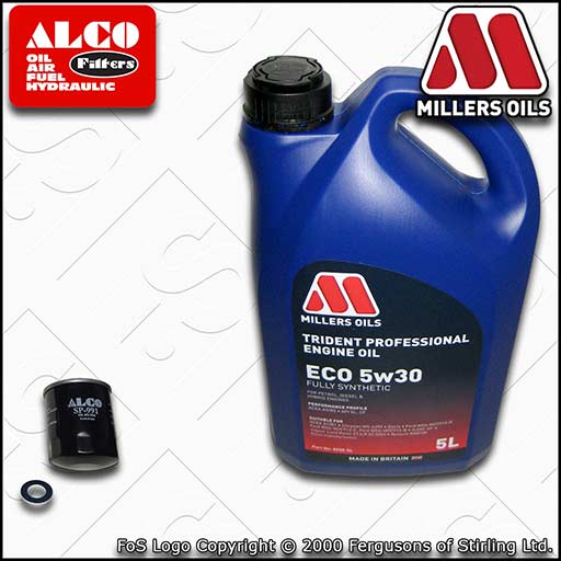 SERVICE KIT for TOYOTA AYGO 1.0 OIL FILTER SUMP PLUG SEAL +OIL (2005-2014)