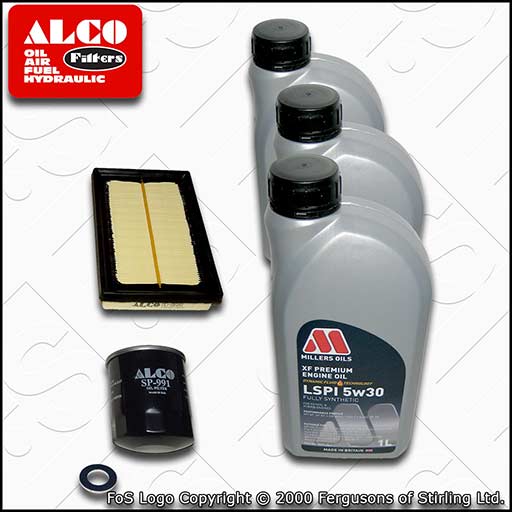 SERVICE KIT for TOYOTA AYGO 1.0 OIL AIR FILTERS +OIL (2014-2021)