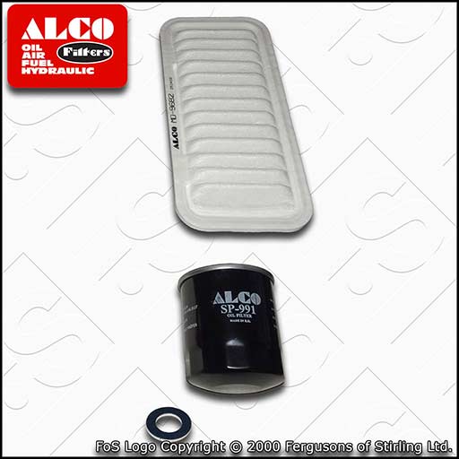 SERVICE KIT for CITROEN C1 1.0 ALCO OIL AIR FILTERS (2005-2014)