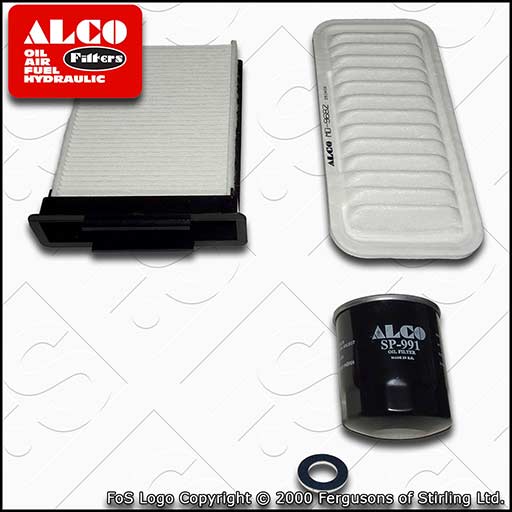 SERVICE KIT for CITROEN C1 1.0 ALCO OIL AIR CABIN FILTERS (2005-2014)