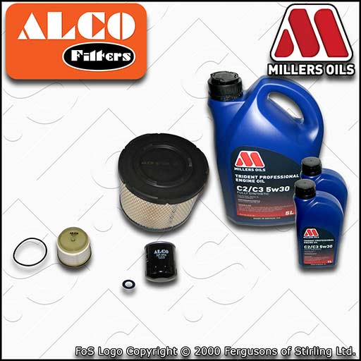 SERVICE KIT for TOYOTA HILUX 2.5/3.0 D-4D OIL AIR FUEL FILTERS +OIL (2004-2015)