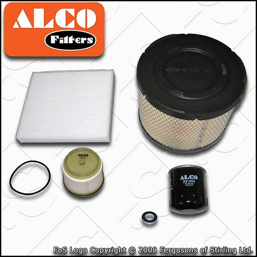 SERVICE KIT for TOYOTA HILUX 2.5/3.0 D-4D OIL AIR FUEL CABIN FILTERS (2004-2015)