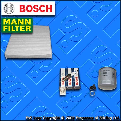 SERVICE KIT for VW POLO 6C 6R 1.0 TSI CHZB CHZC OIL CABIN FILTER PLUGS 2014-2017