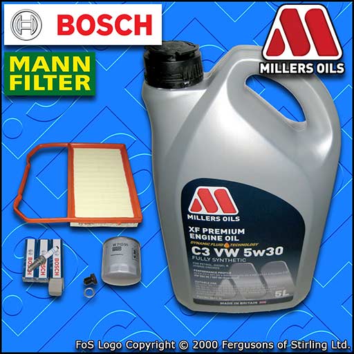 SERVICE KIT for SEAT MII 1.0 OIL AIR FILTER PLUGS +5w30 APPROVED OIL (2011-2020)