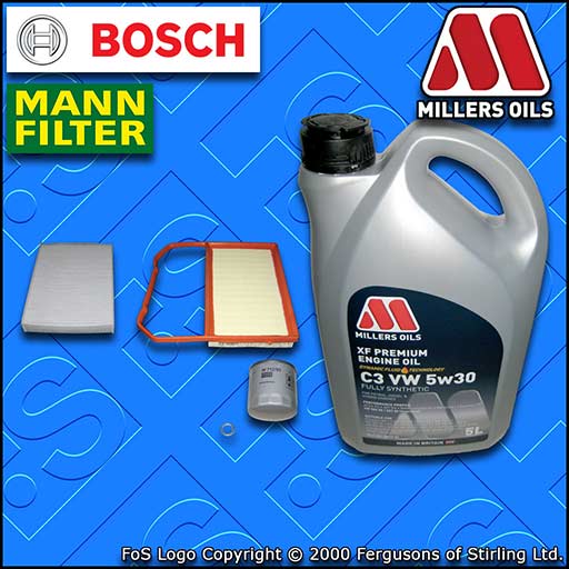 SERVICE KIT for SEAT MII 1.0 OIL AIR CABIN FILTER +5w30 APPROVED OIL (2011-2020)