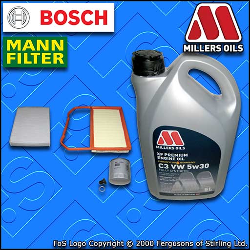 SERVICE KIT for SEAT MII 1.0 OIL AIR CABIN FILTER +5w30 APPROVED OIL (2011-2020)