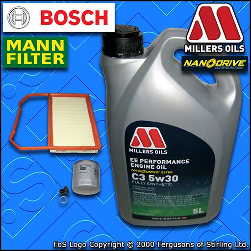 SERVICE KIT for SEAT MII 1.0 OIL AIR FILTERS +5w30 EE NANODRIVE OIL (2011-2020)