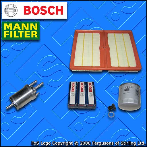 SERVICE KIT for VW POLO 6C 6R 1.0 TSI CHZB CHZC OIL AIR FUEL FILTERS PLUGS 14-17