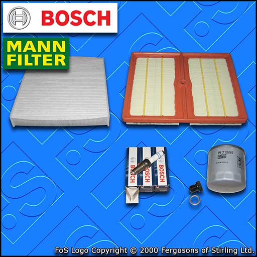 SERVICE KIT for AUDI A1 1.0 TFSI OIL AIR CABIN FILTERS PLUGS SUMP PLUG 2015-2018