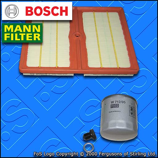 SERVICE KIT for VW CADDY SA 1.0 TSI BOSCH OIL AIR FILTERS (2015-2020)